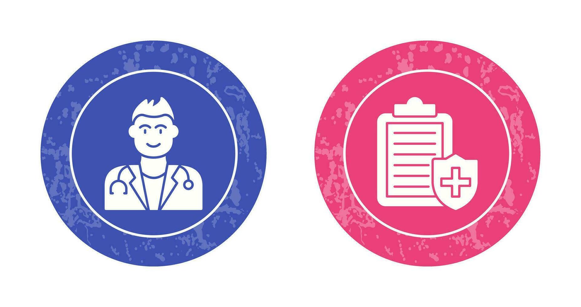 Doctor and Medical Protection Icon vector