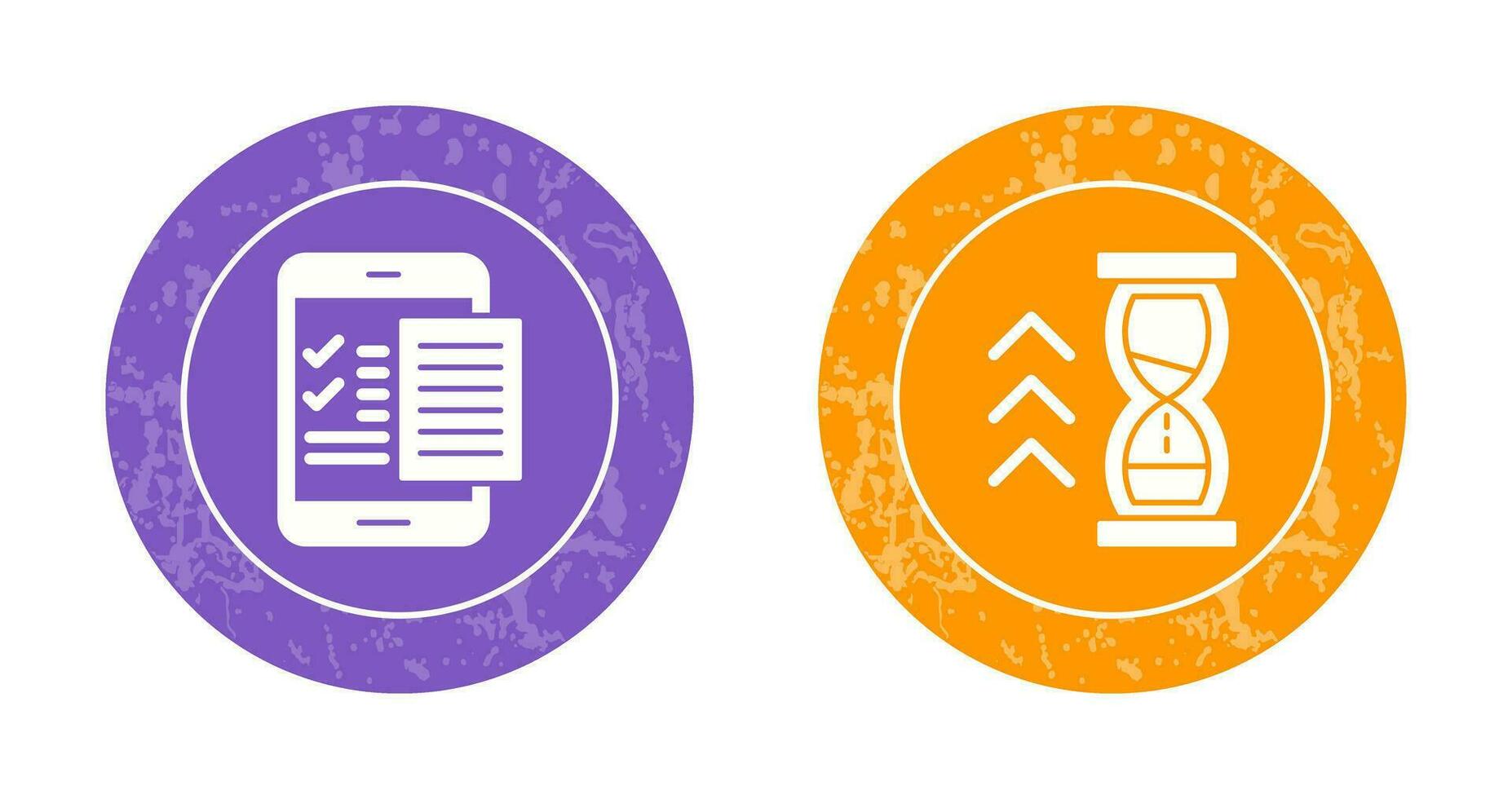 Check List and Quick Response Icon vector