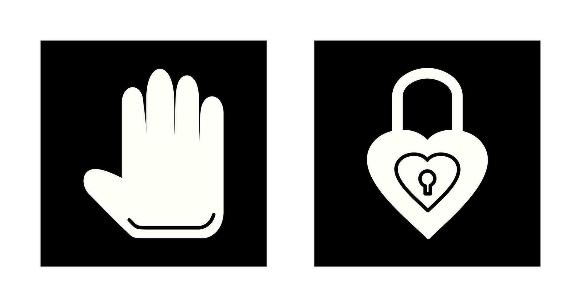 hand tool and Lock Icon vector