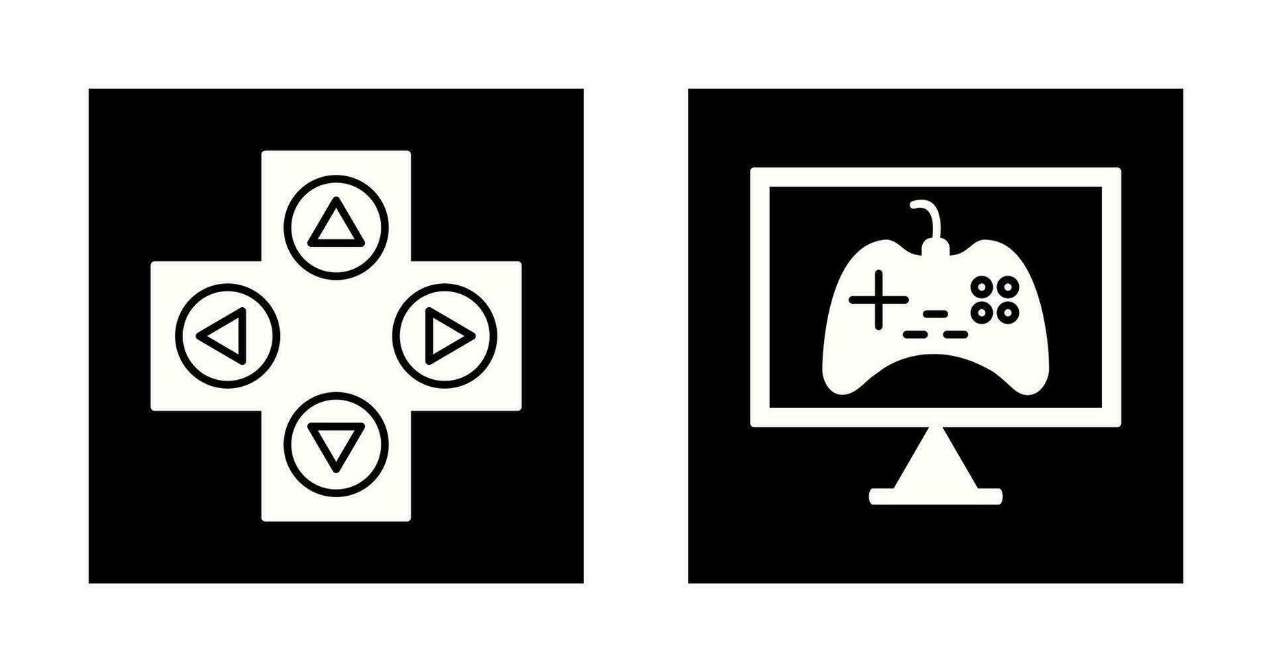 Gaming Control and Online Games Icon vector