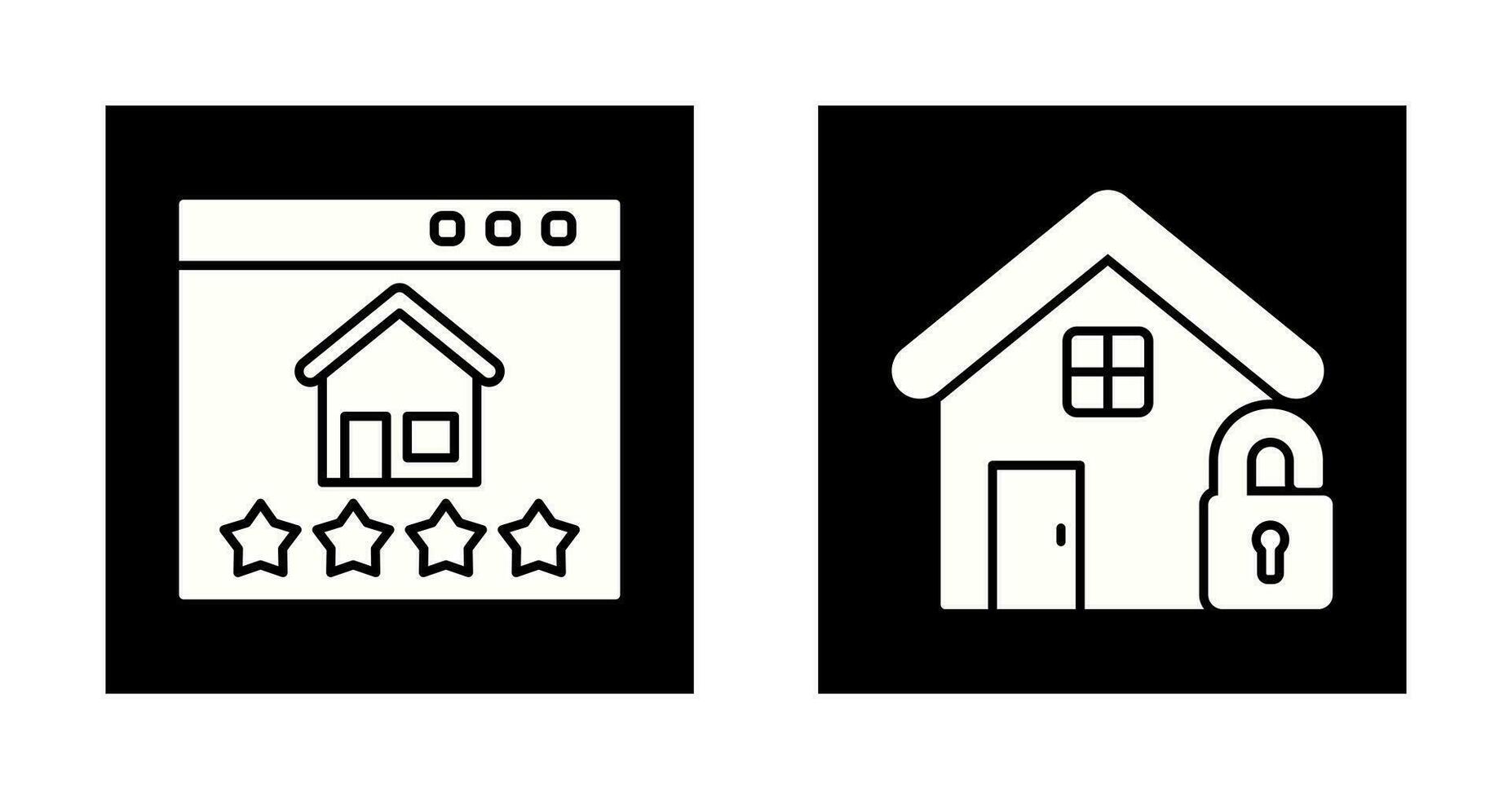 Rating and unlocked Icon vector