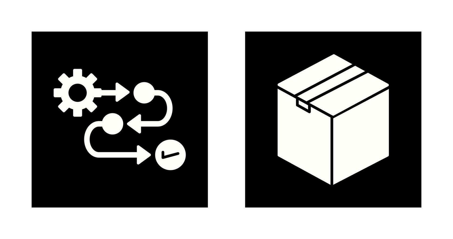 Process and Package Icon vector