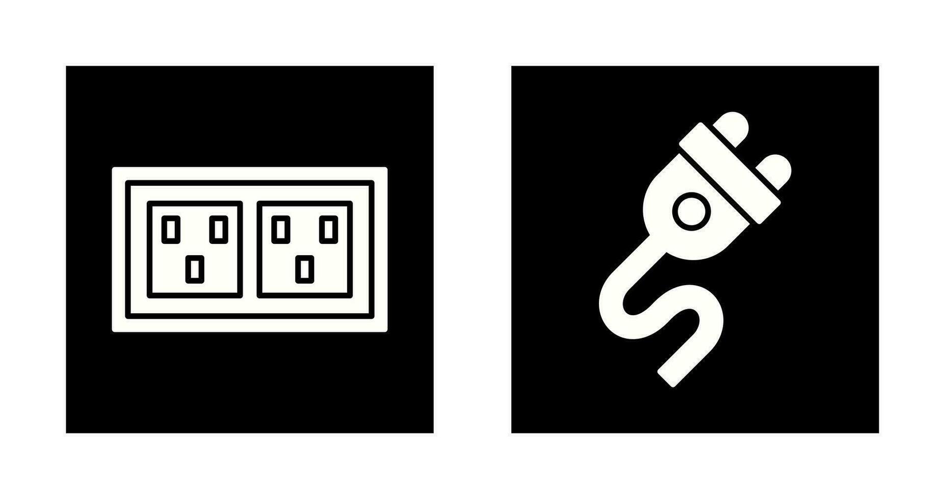 Socket and Plug Icon vector