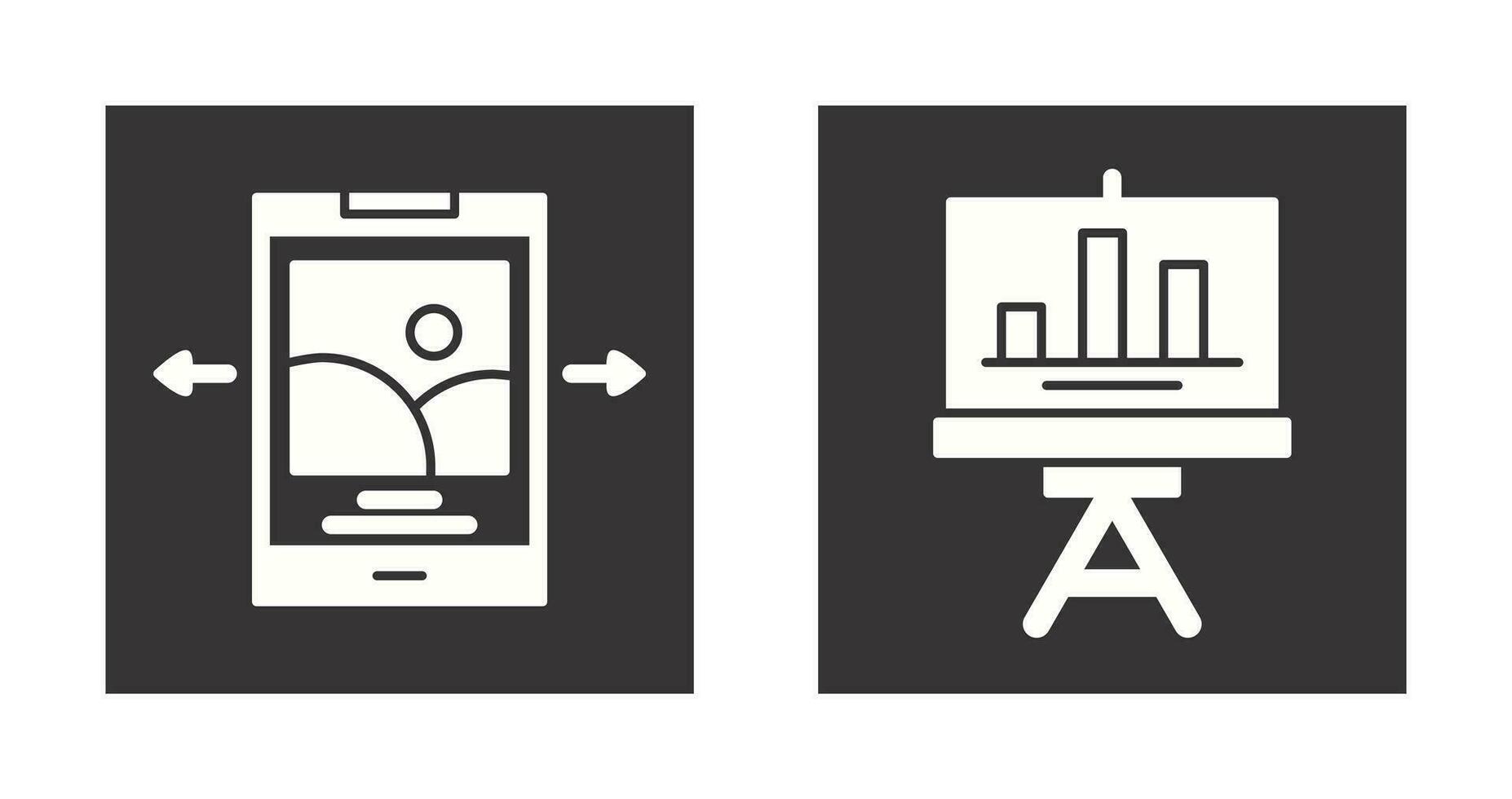 Swipe and Finance Icon vector