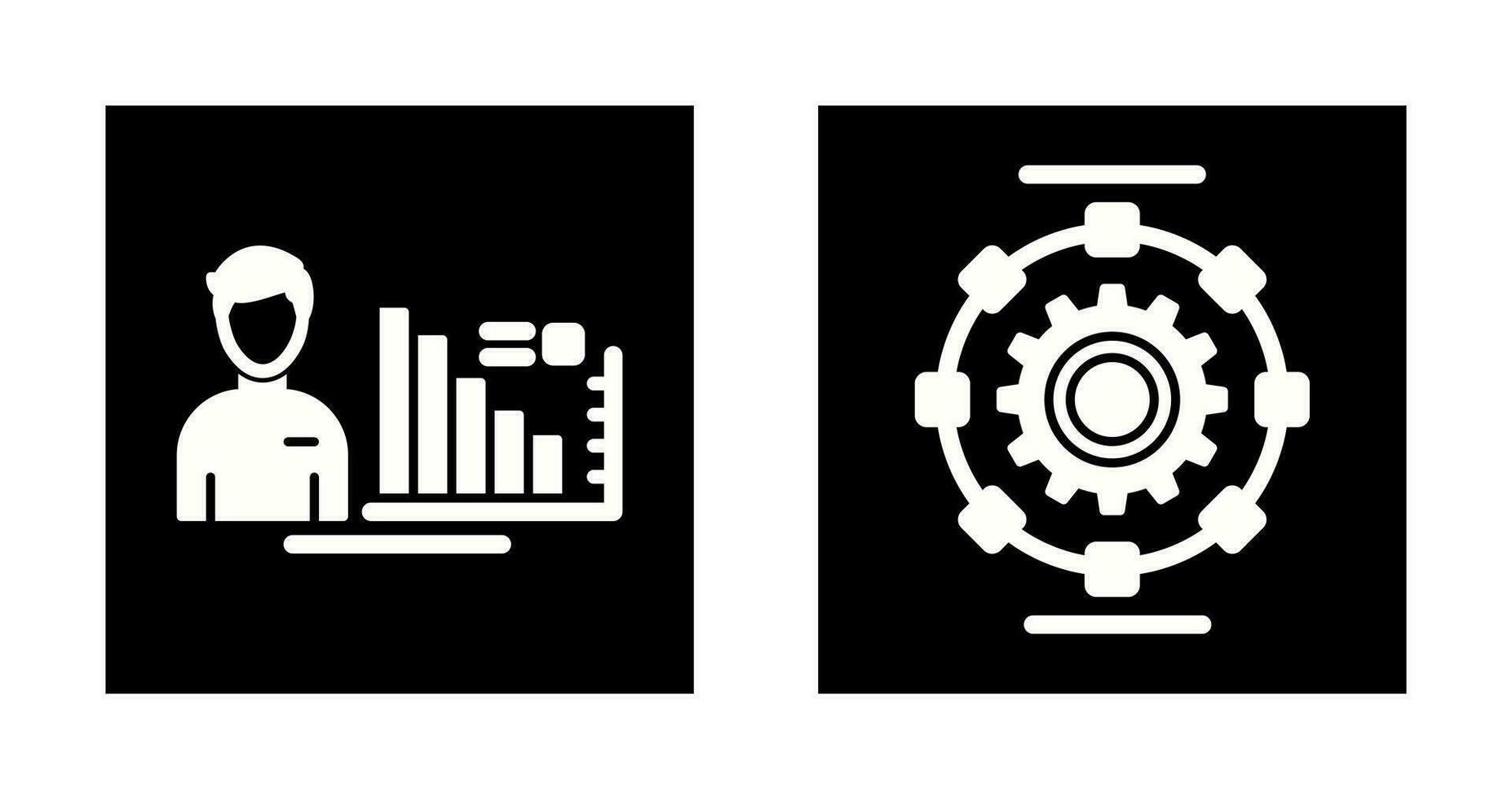 Consulting and Automated  Icon vector