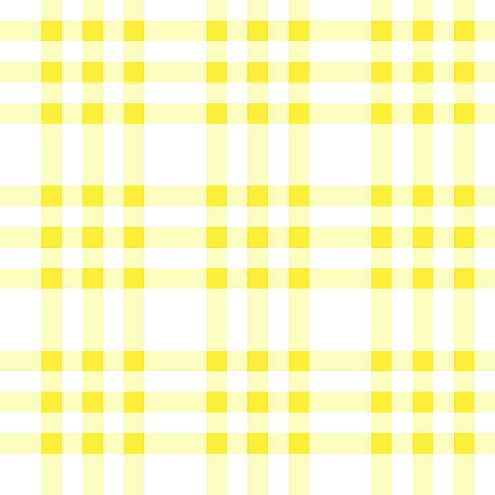 Yellow plaid pattern background. plaid pattern background. plaid background. Seamless pattern. for backdrop, decoration, gift wrapping, gingham tablecloth, blanket, tartan, fashion fabric print. vector