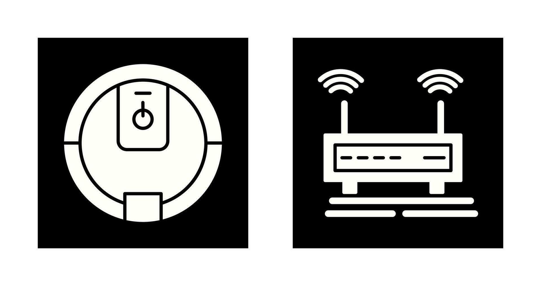 Power Button and Wifi Signals Icon vector