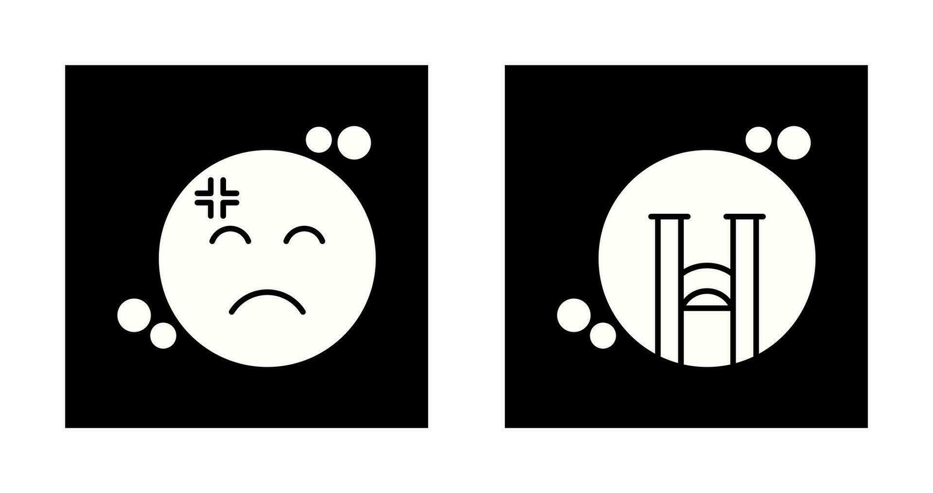 Dissapointment and Crying Icon vector