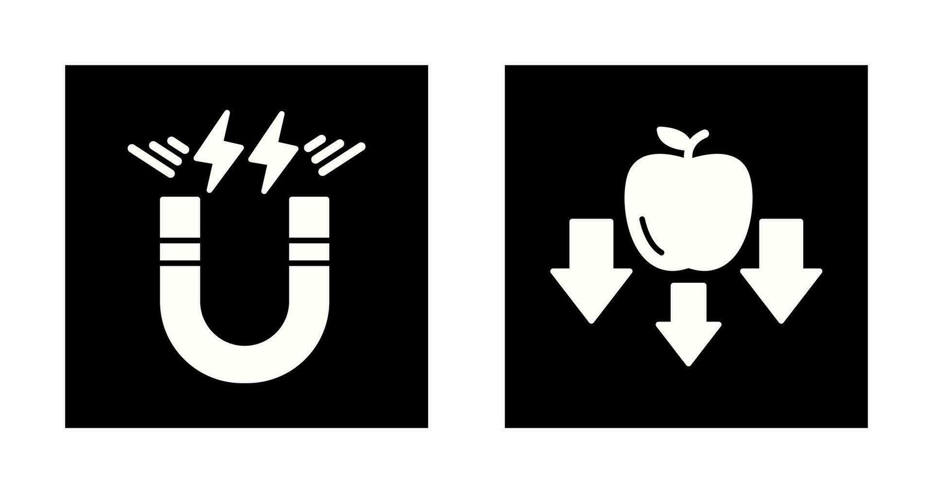 Energy and Gravity Icon vector