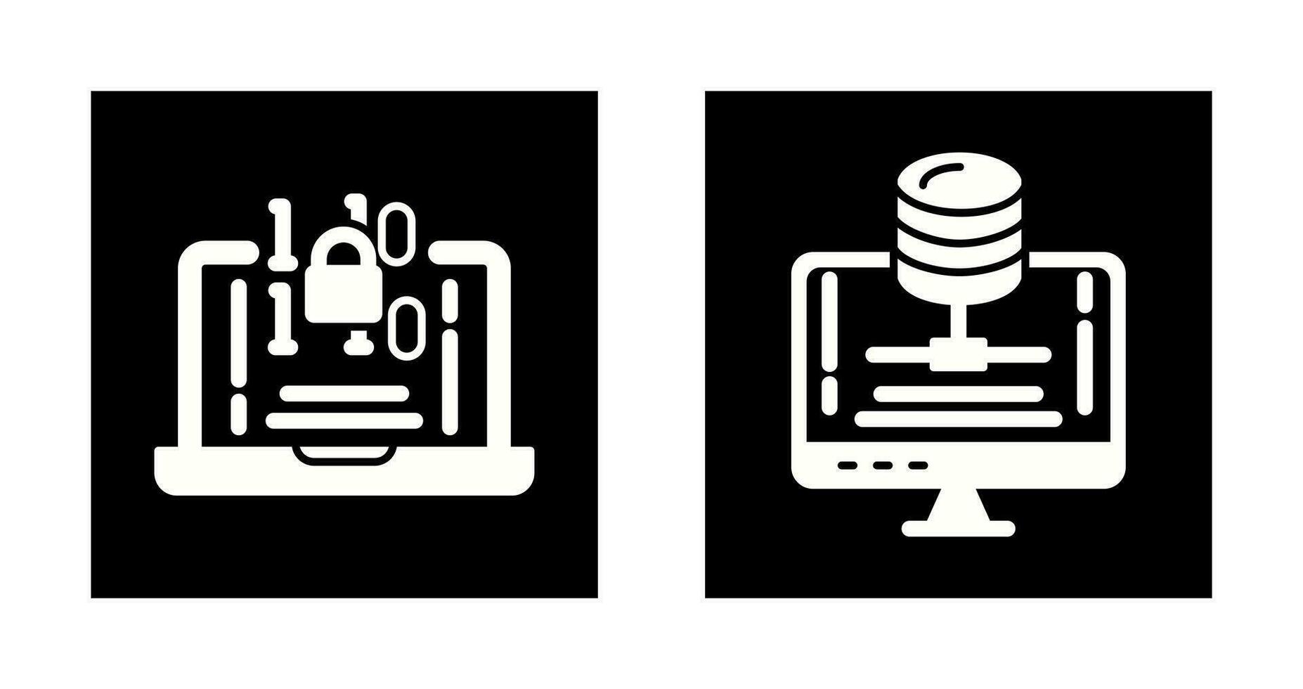 Encryption and Server Icon vector