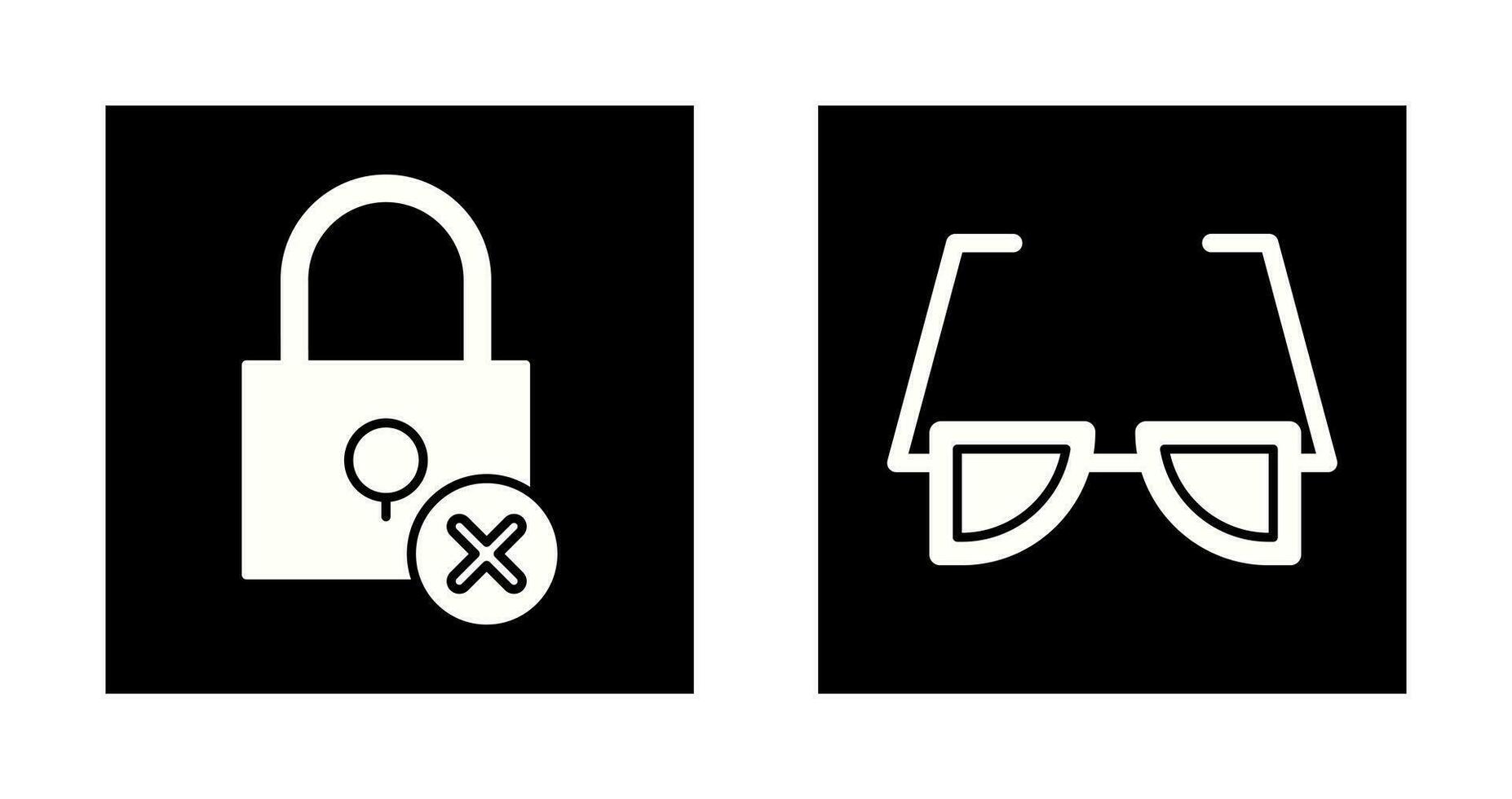 Insecure and Sunglasses Icon vector