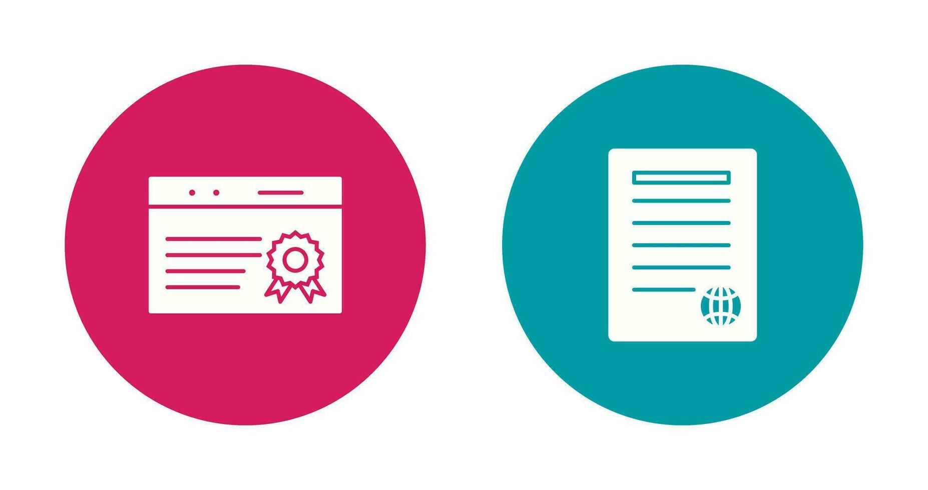 quality assurance and press release Icon vector