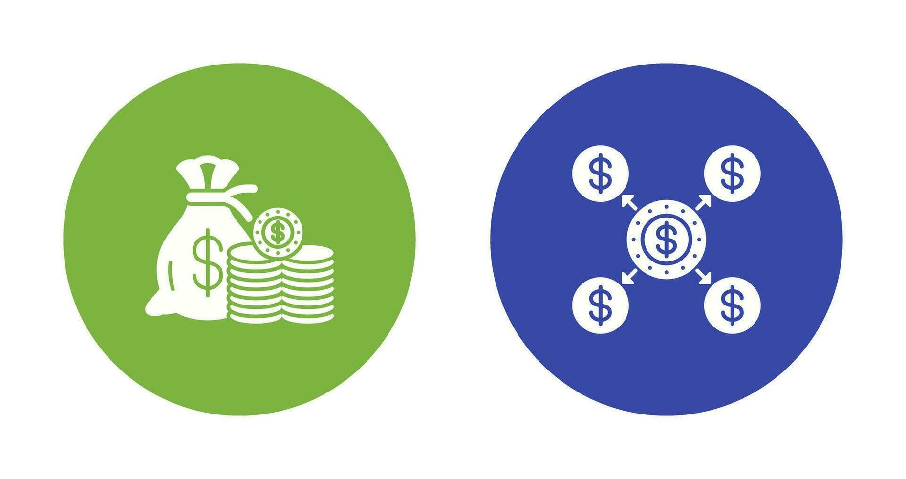 Saving and Distribution Icon vector