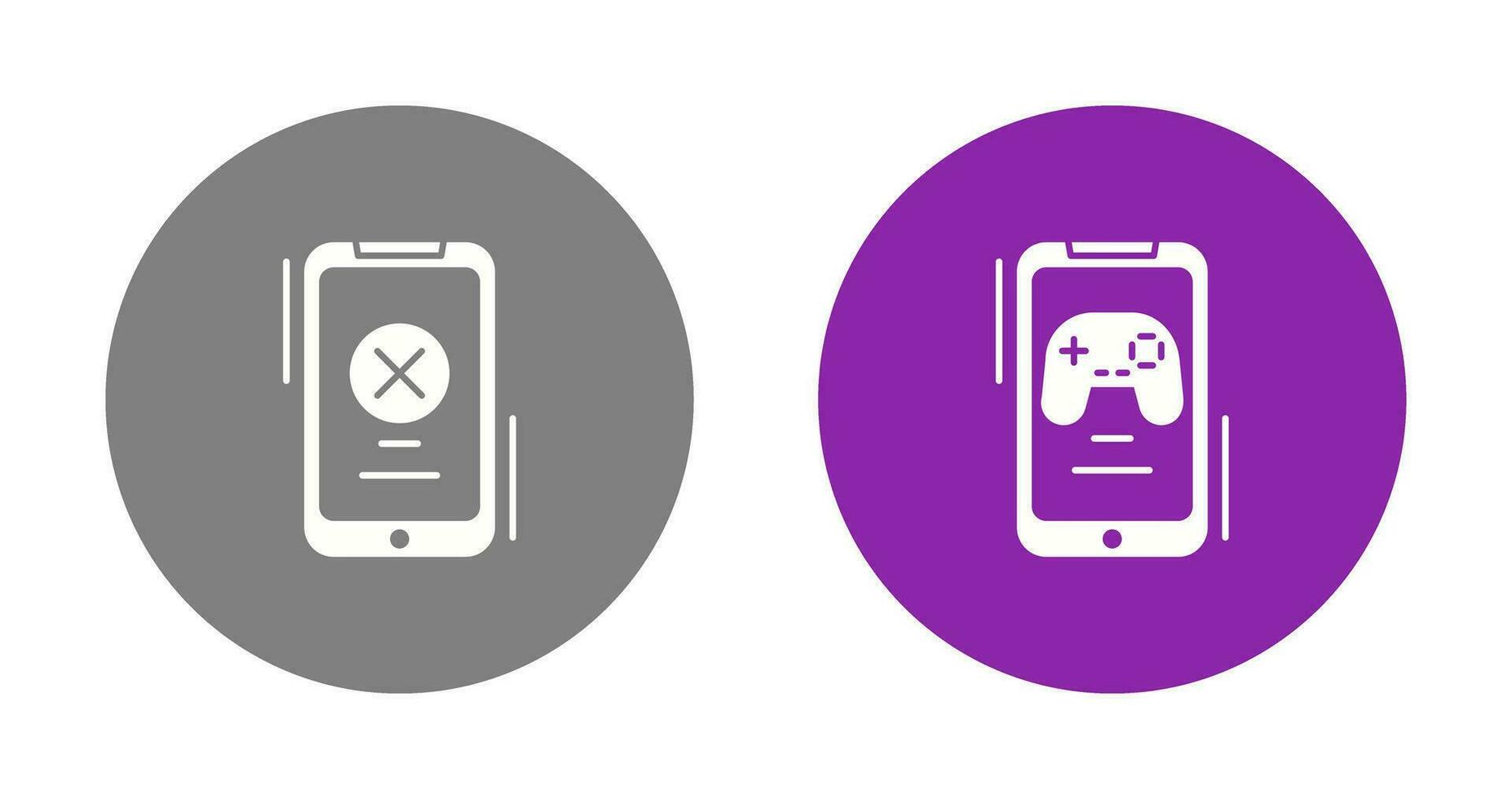 Block and Game Icon vector