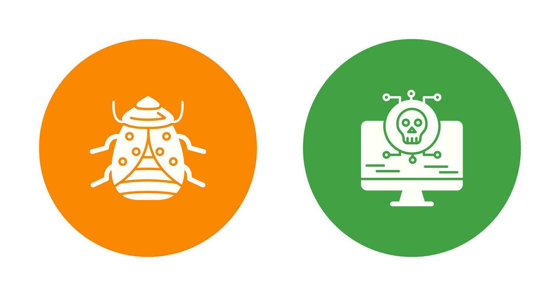 Bug and Virus Icon vector