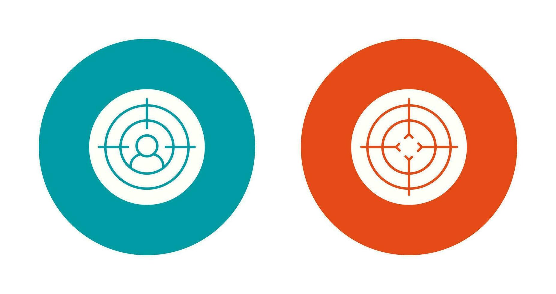 Goal and Target Icon vector