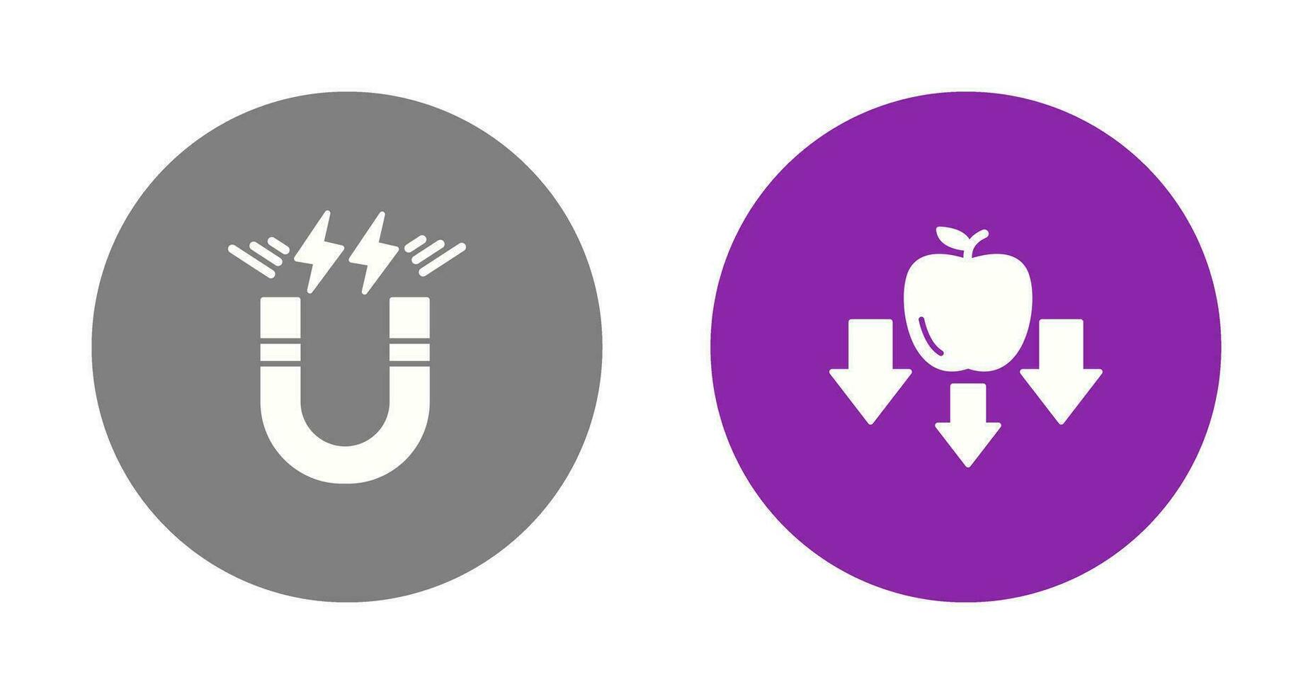 Energy and Gravity Icon vector