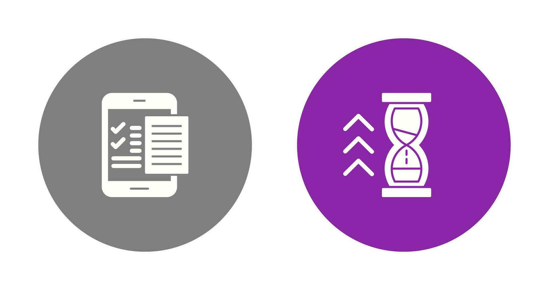 Check List and Quick Response Icon vector