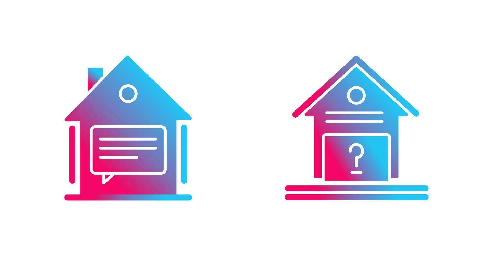 Message and Unknown Icon vector