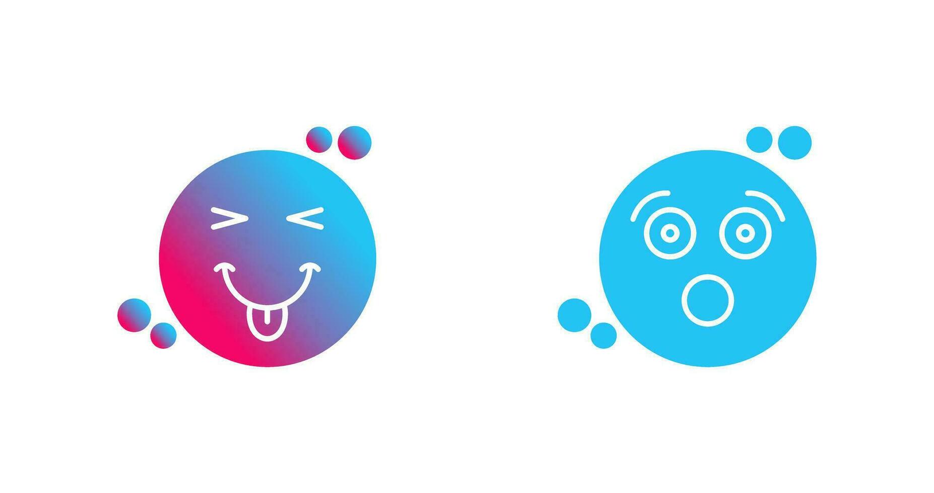 Naughty and Surprised Icon vector