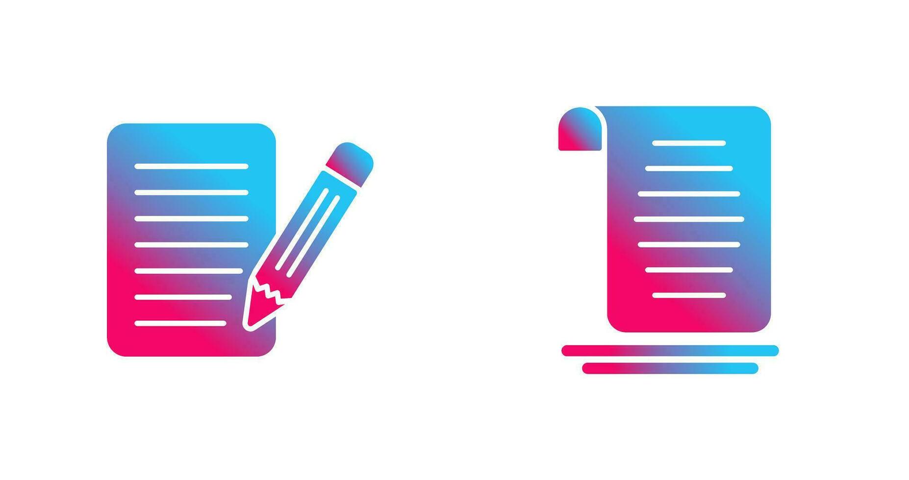 checklist and document  Icon vector