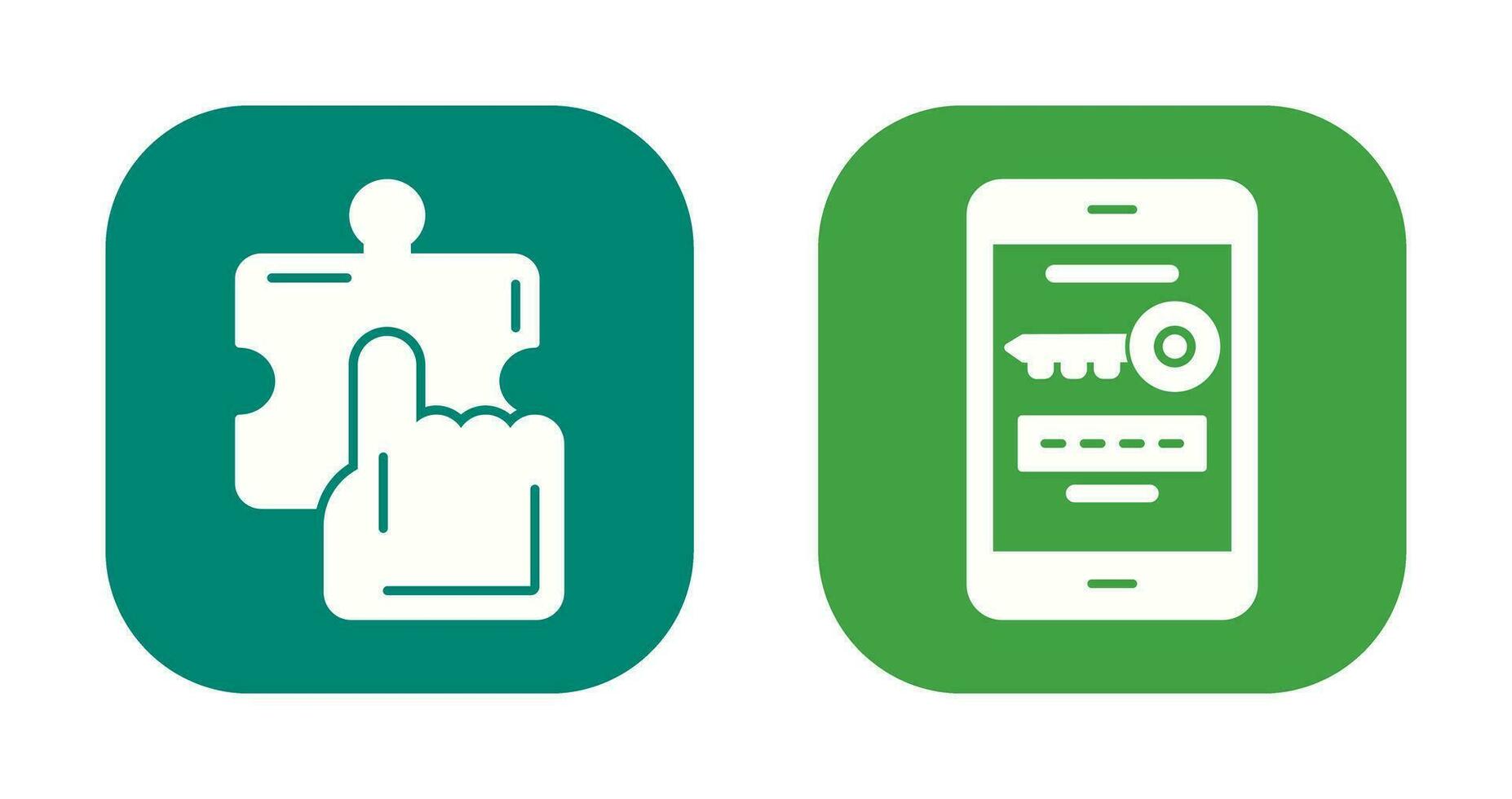 Quick Selection and One Time Password Icon vector