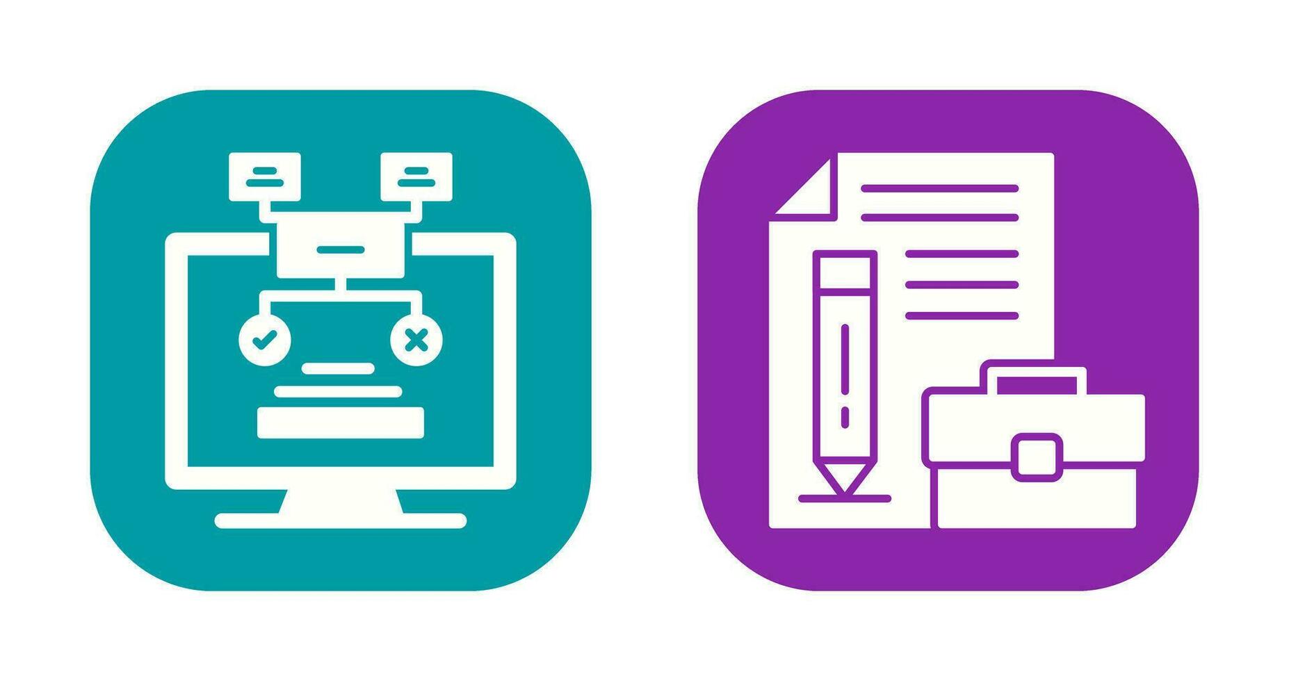 Methodology and Portfolio Icon vector
