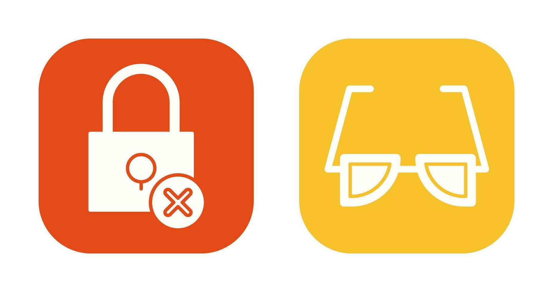 Insecure and Sunglasses Icon vector