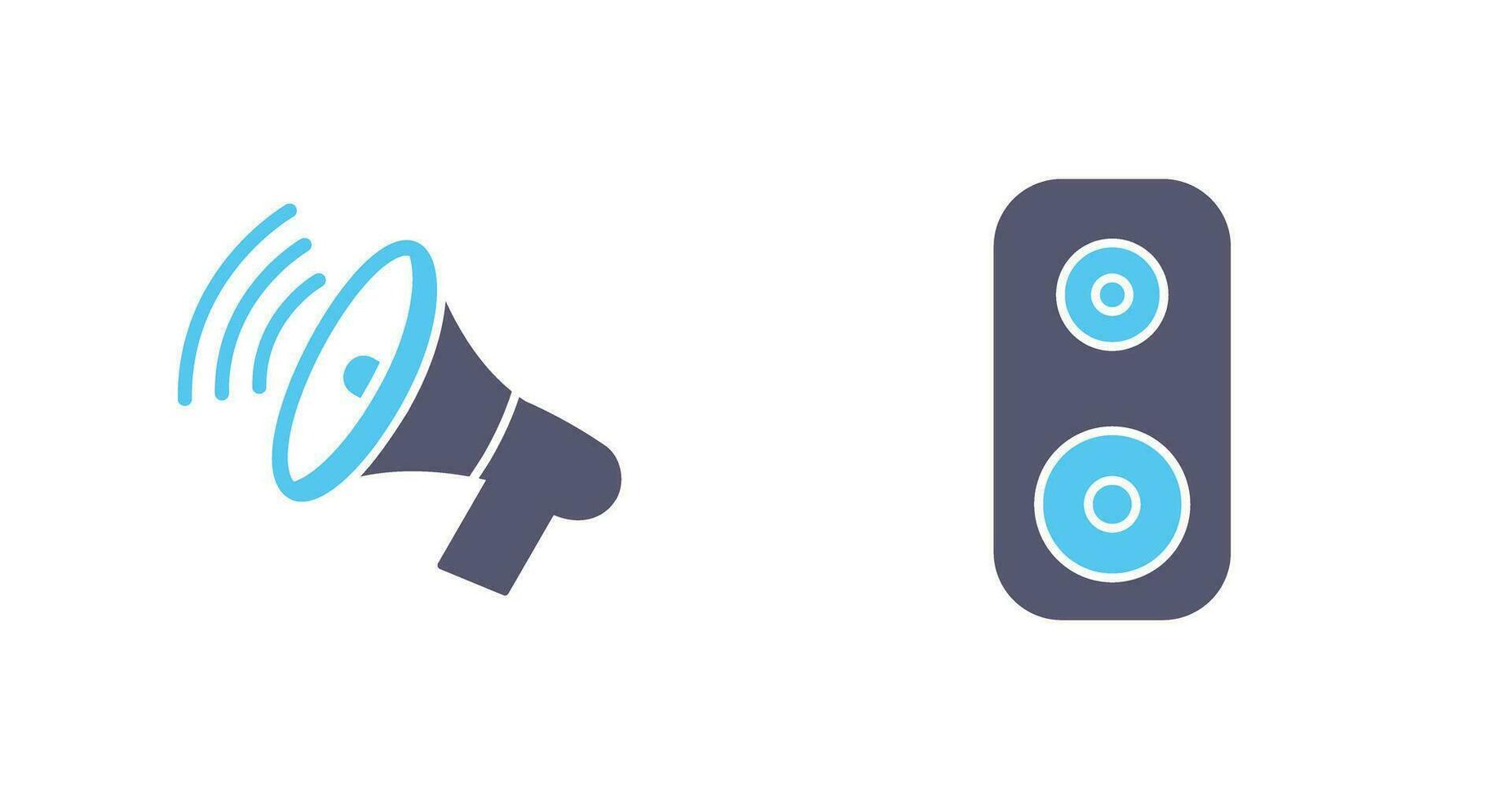 Announcing and Speaker Icon vector
