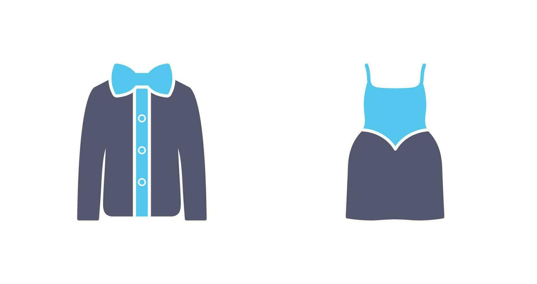Shirt with Bow and Party Icon vector
