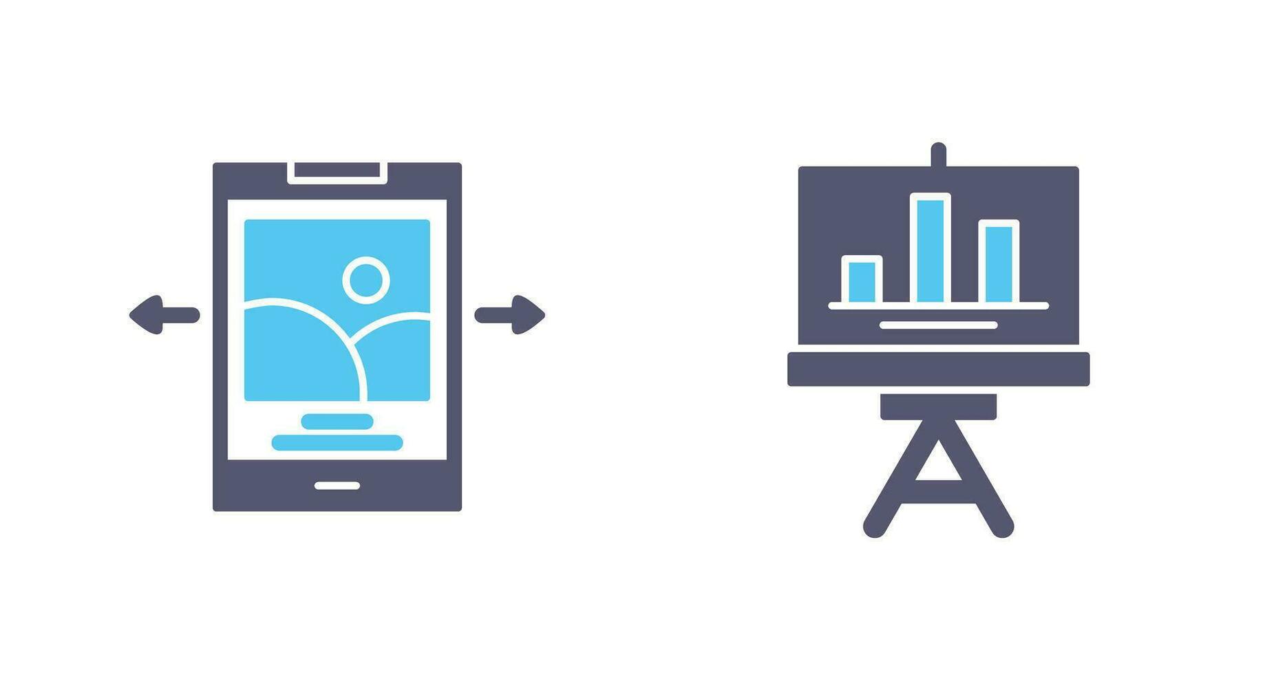 Swipe and Finance Icon vector