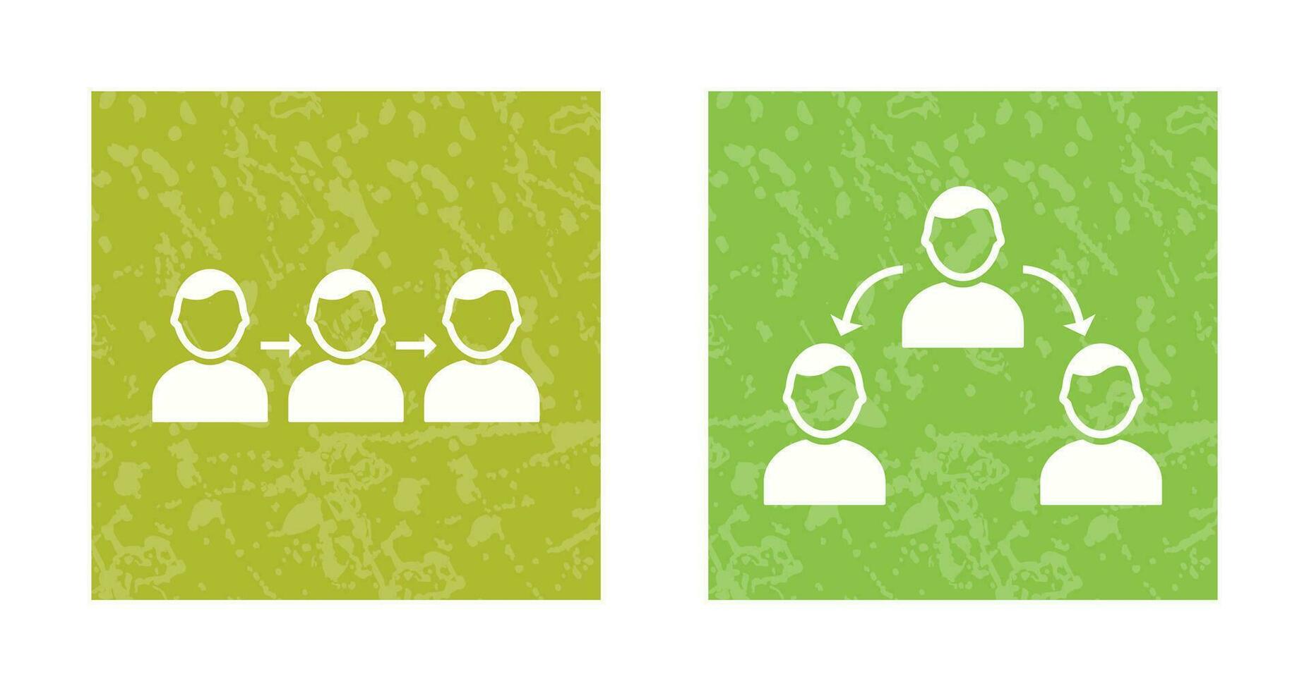 link and connected profiles Icon vector