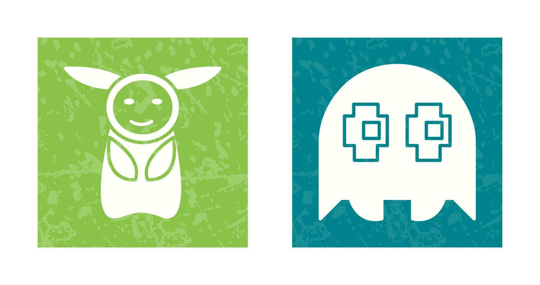 Game Character and Game Character Icon vector