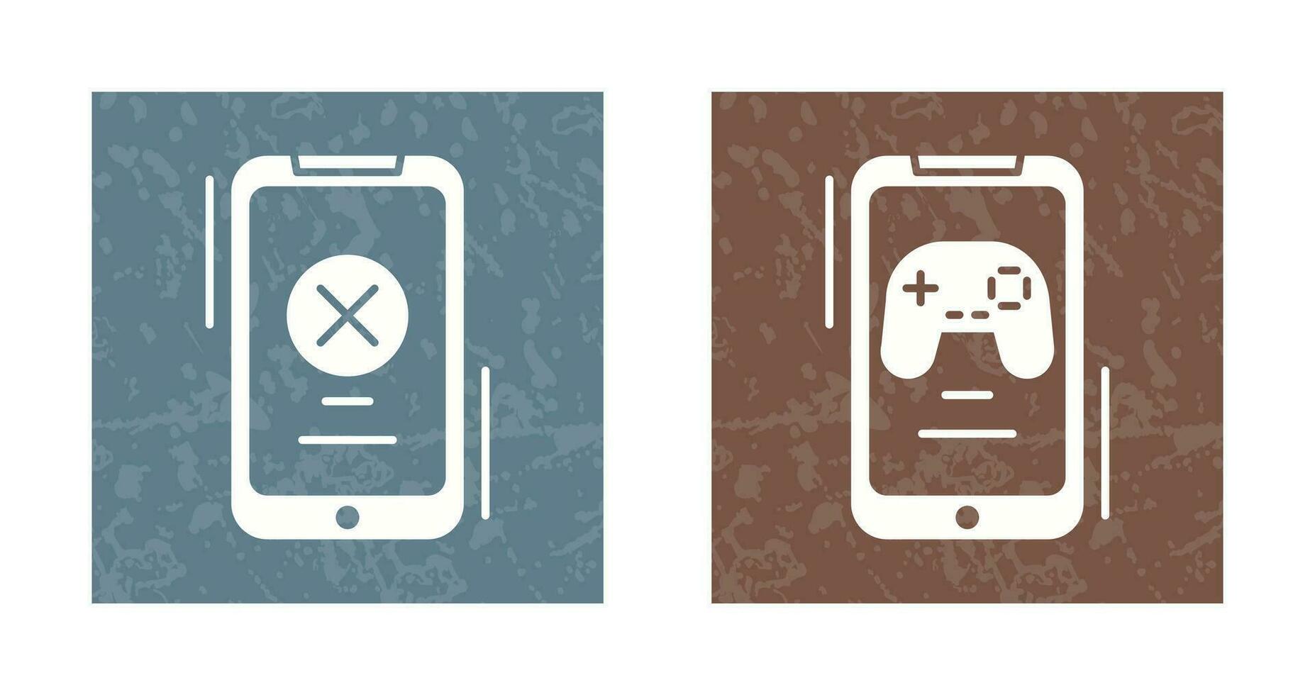 Block and Game Icon vector