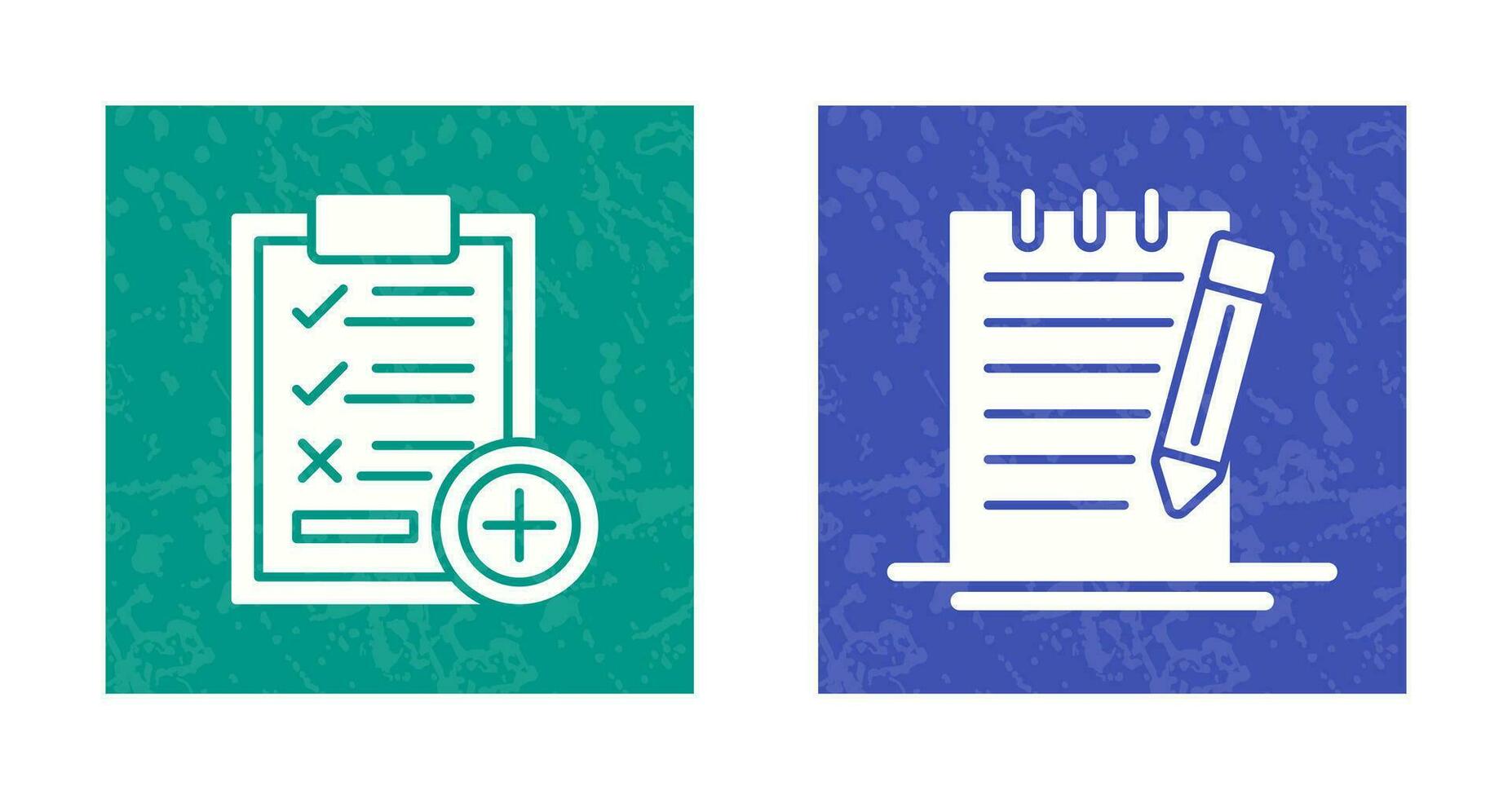 Medical Examination List and Check Up List Icon vector