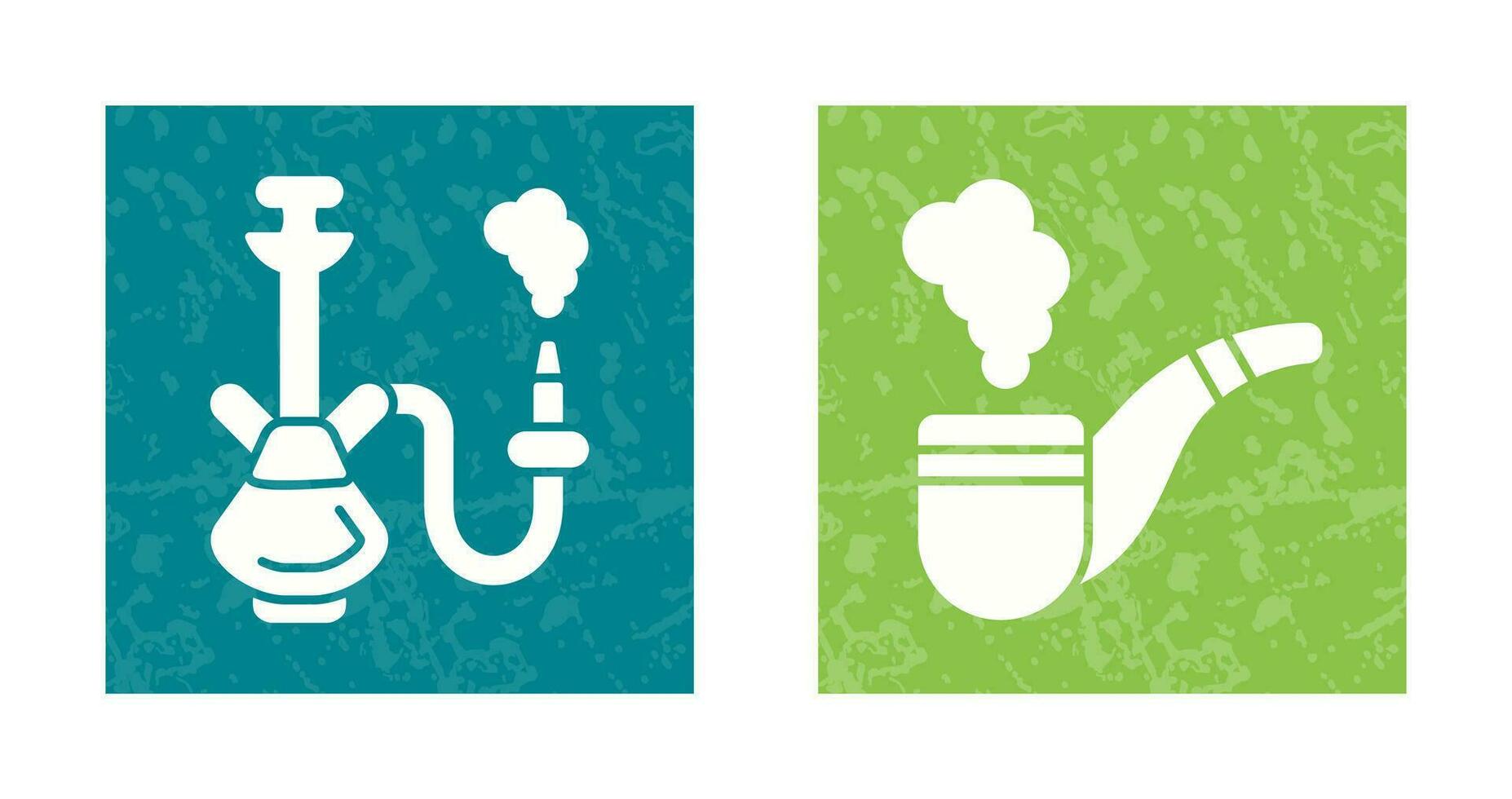 Hookah and Smoke Pipe Icon vector