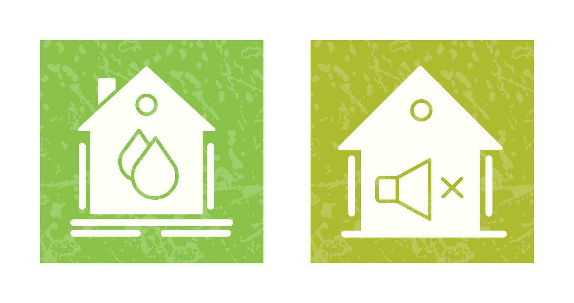 Water Hose and Mute Icon vector