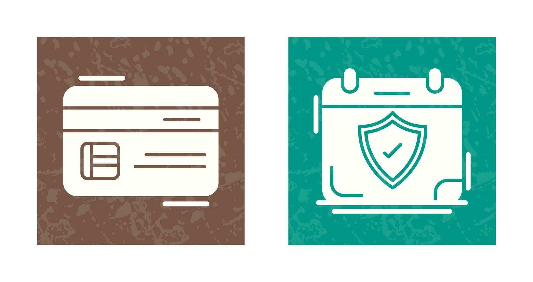 Credit Card and Period Time Icon vector