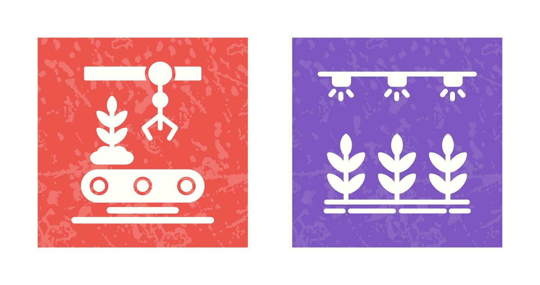 Conveyor and Irrigation  Icon vector