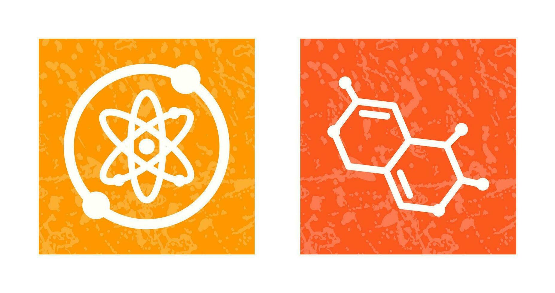 Proton and Molecule Icon vector