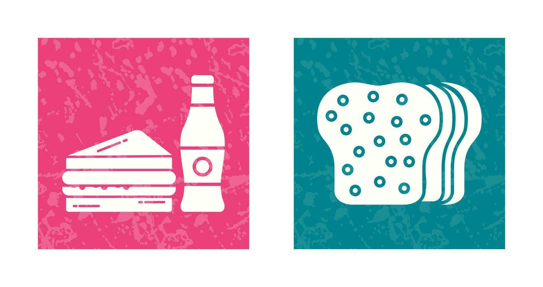 Junk Food and Bread Icon vector