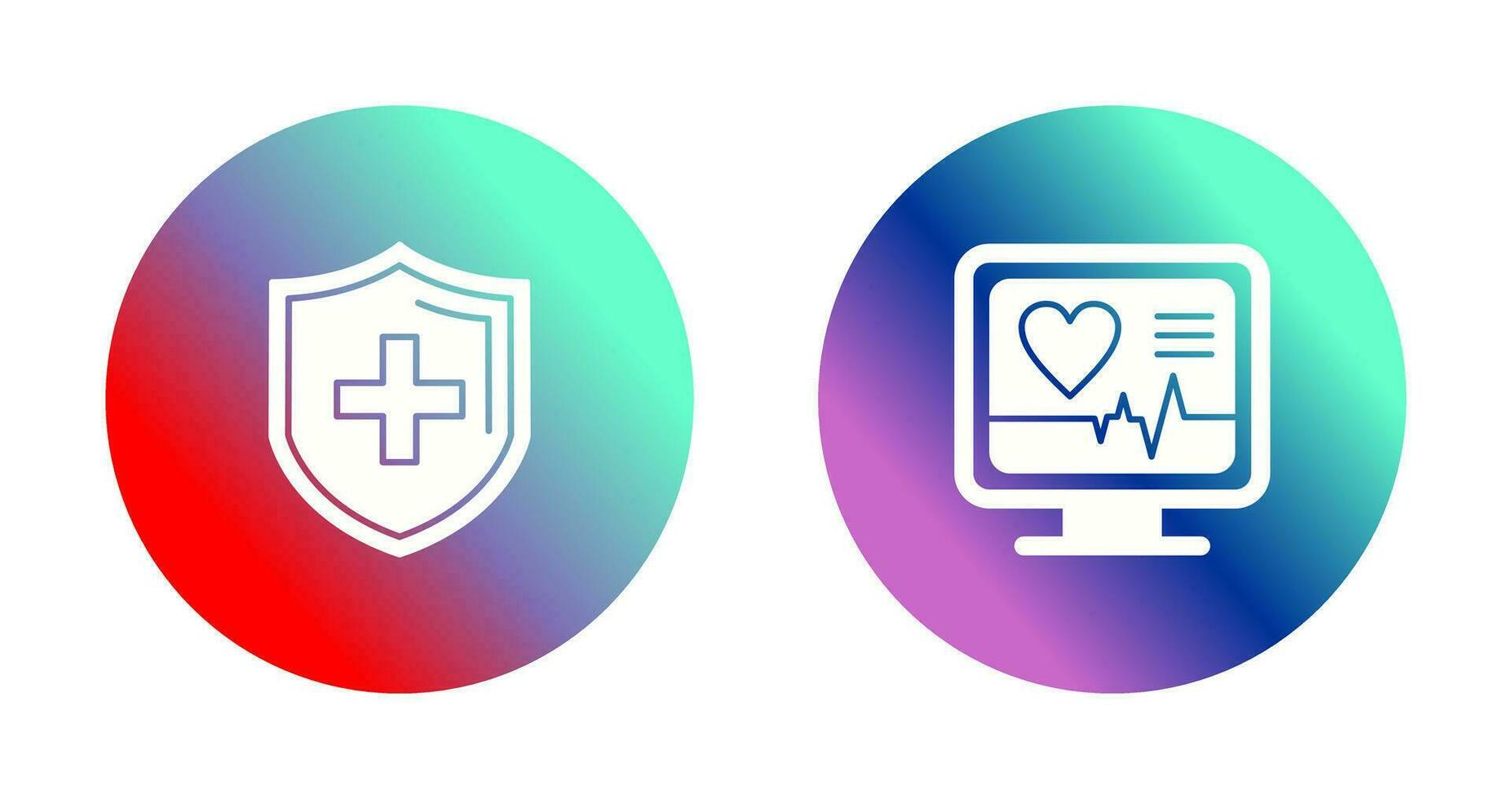 Protection and Plus Icon vector