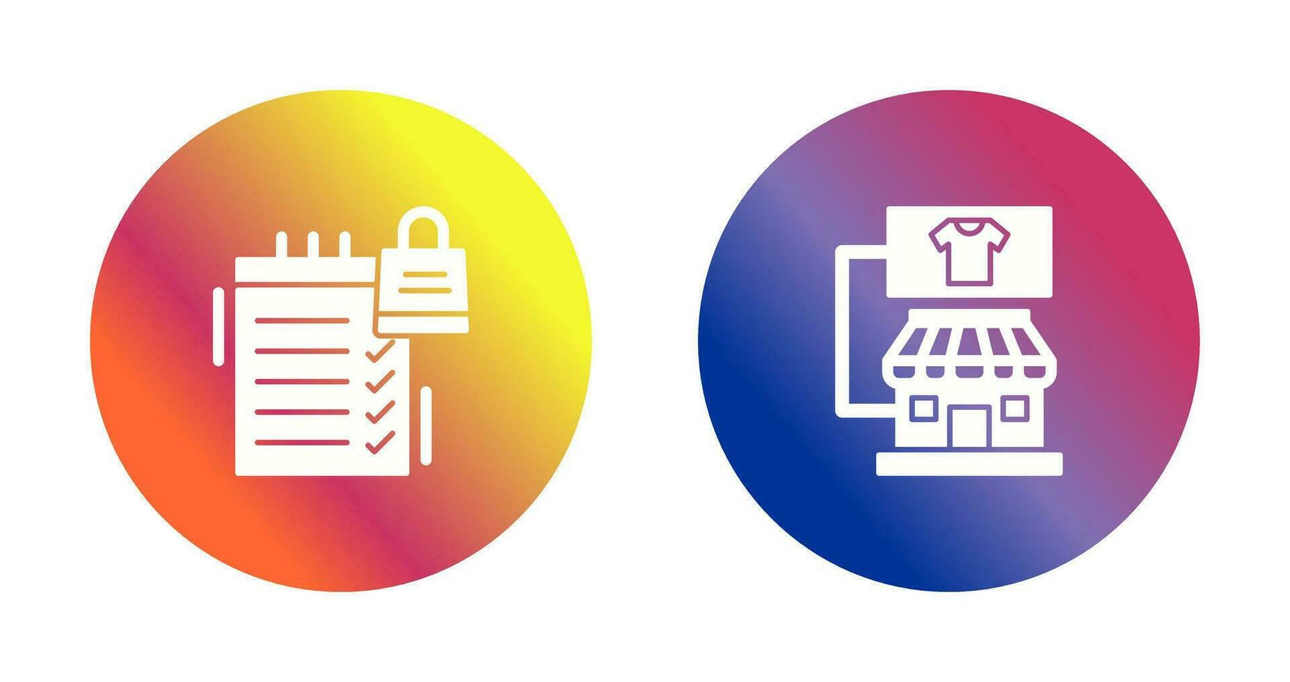 Shopping and Store Icon vector