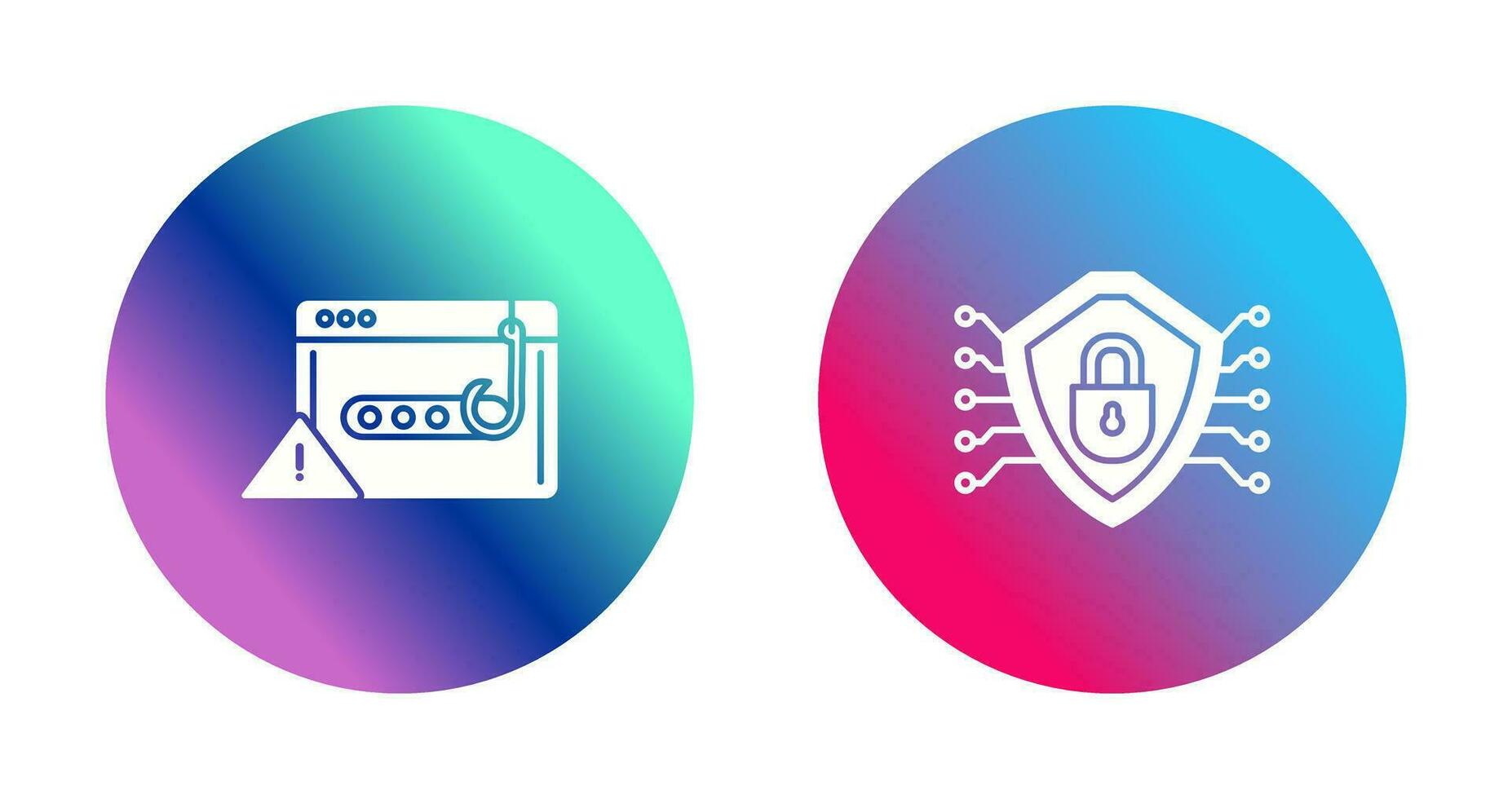 Phishing Password and Security Icon vector