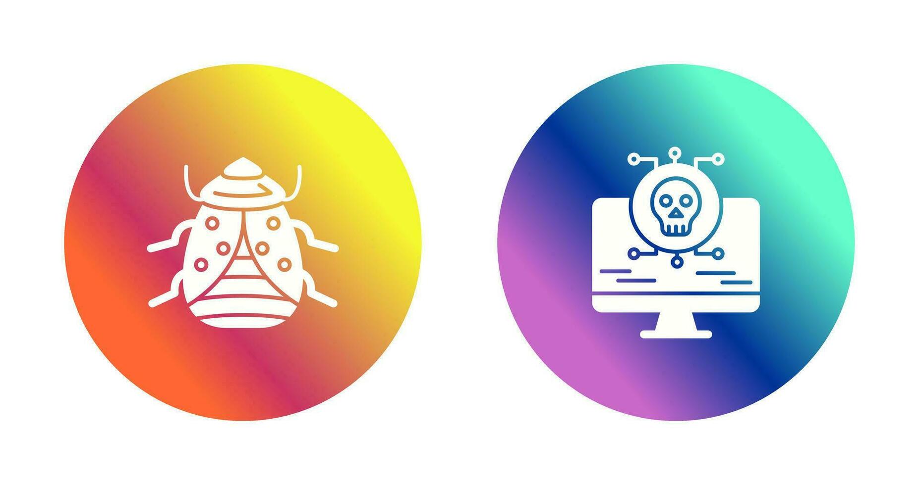 Bug and Virus Icon vector