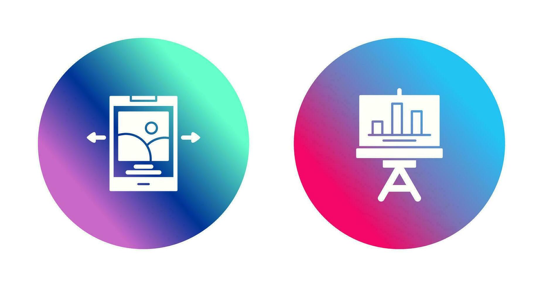 Swipe and Finance Icon vector