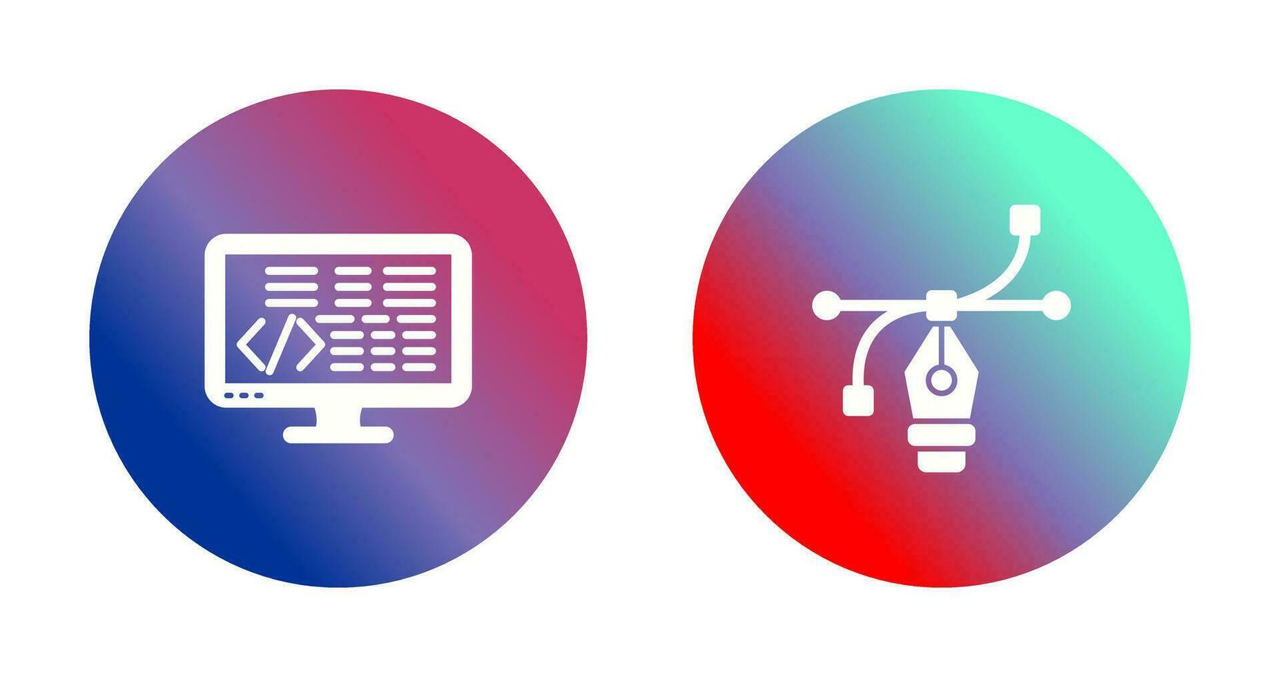 Coding and Vector Icon