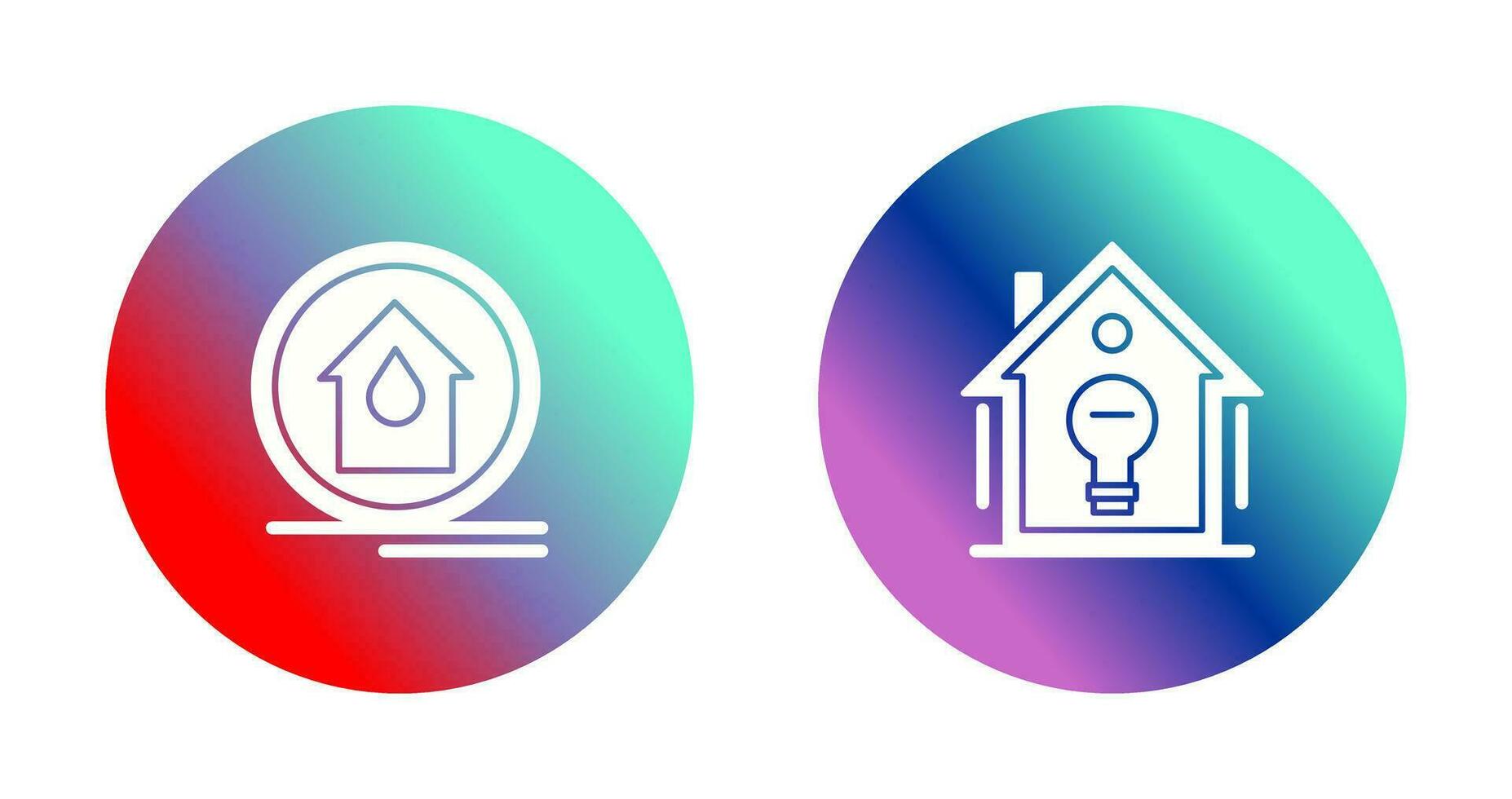 Fire Alarm and Home Automation Icon vector