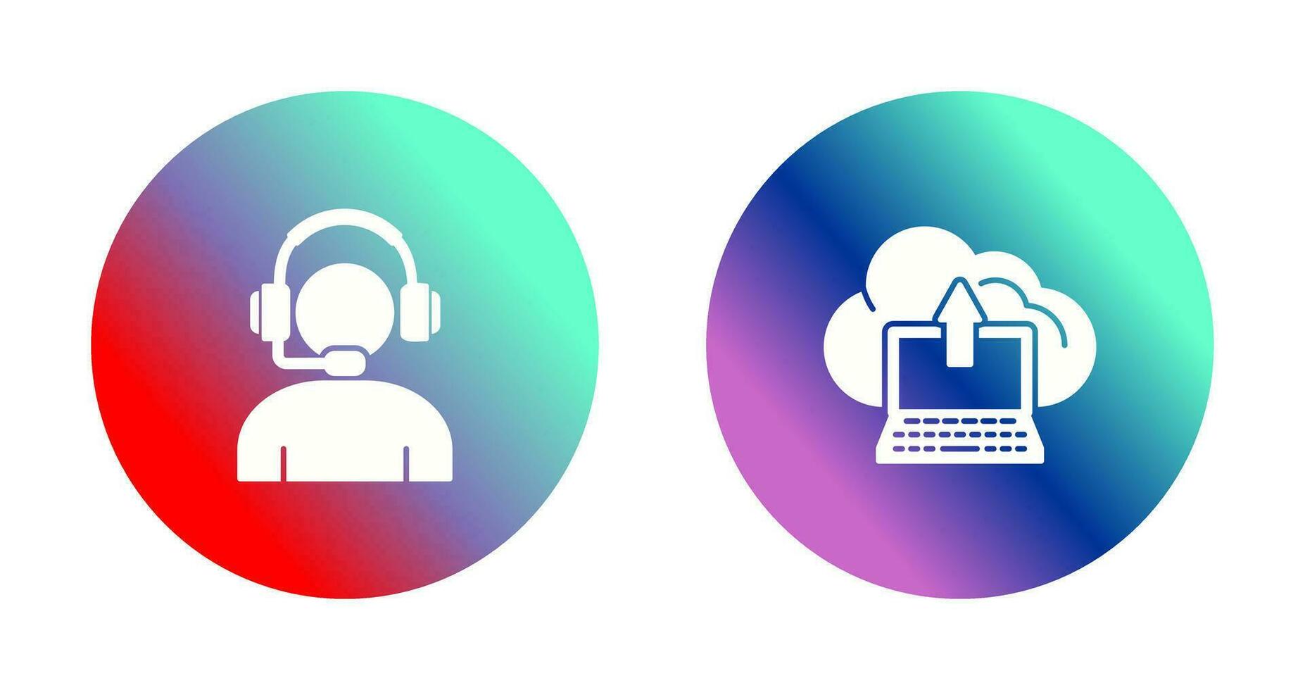 Helpline and backup Icon vector