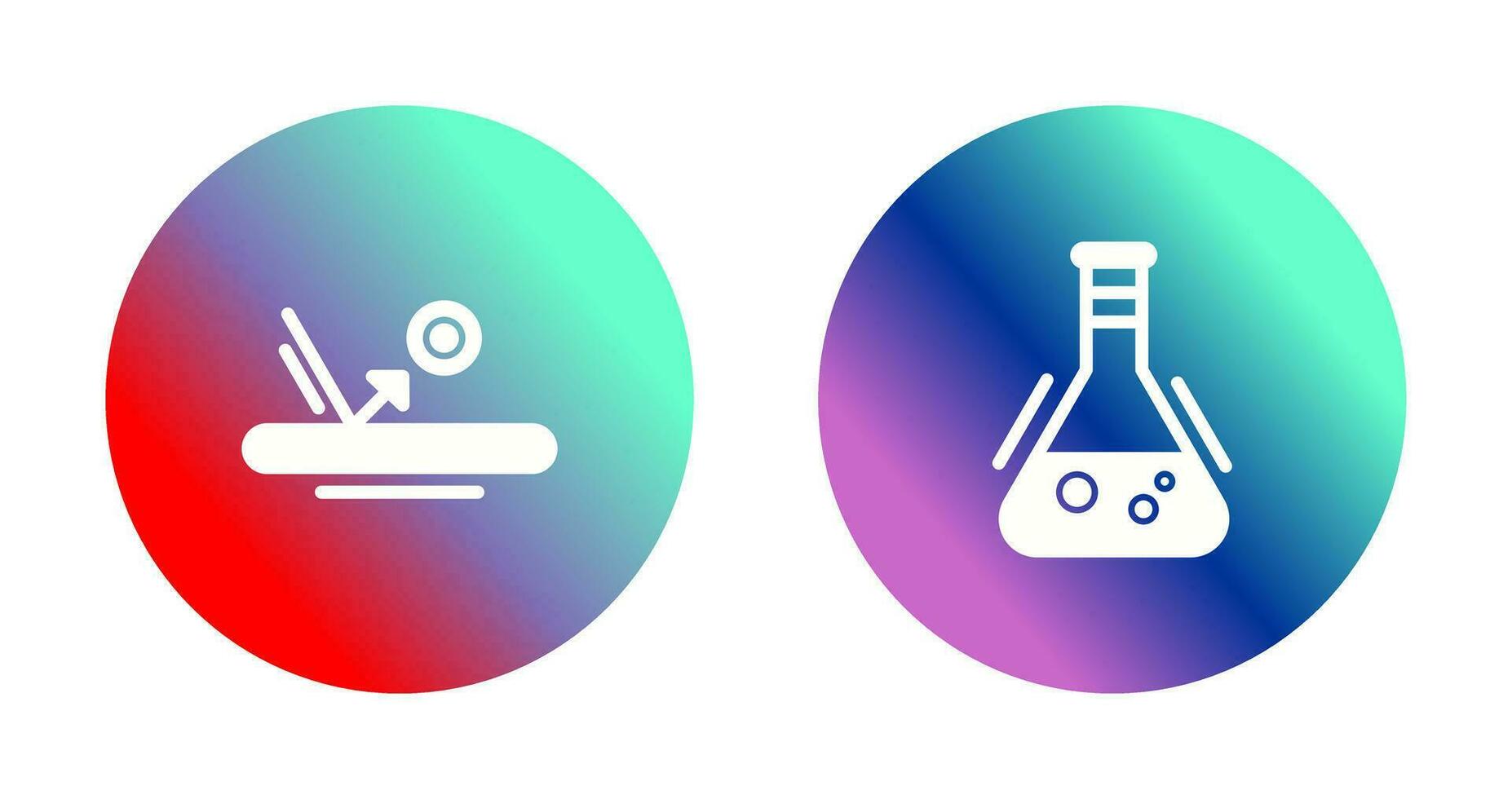 Bounce and Flask Icon vector